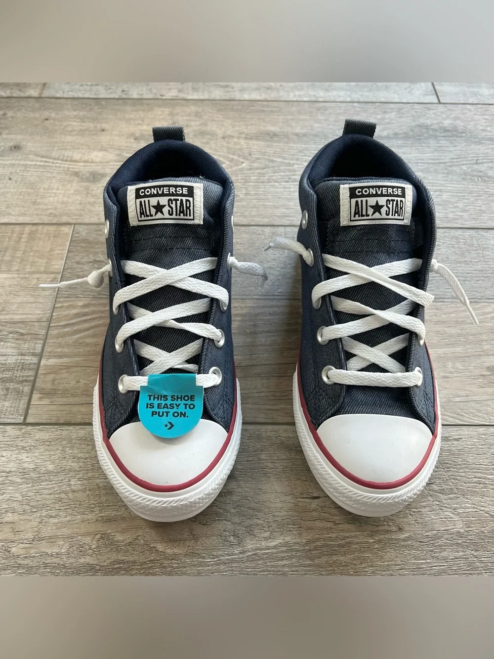 NIB Converse Boys Chuck Taylor Twill Street Shoes Size 3